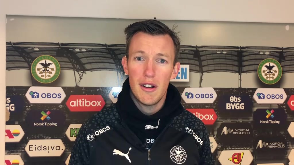 Tom Dent før Stabæk-kampen 